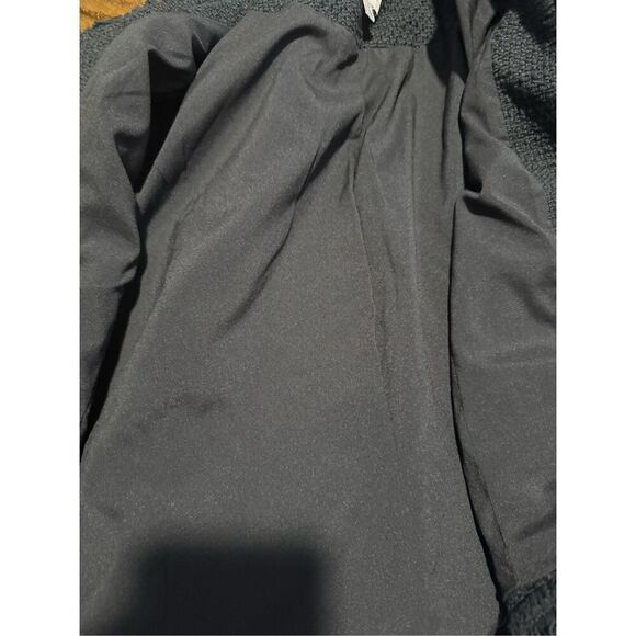 Cinq Á Sept Christic velvet trim Bouclé cotton tweed jacket 8 - Picture 8 of 16